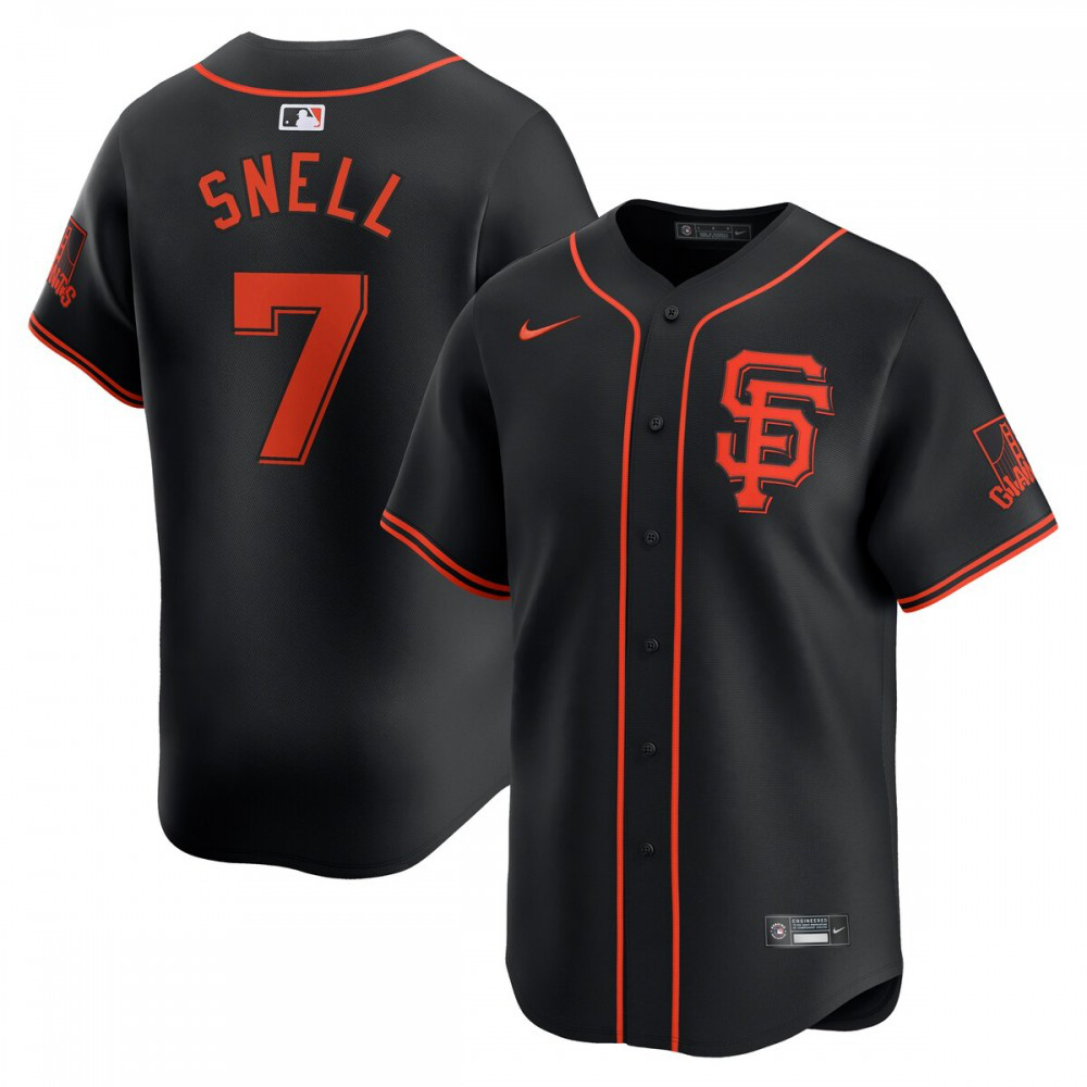 Blake Snell San Francisco Giants Alternate Limited Jersey - Black-Pro Kit Vault | Brand New 26/27 Sports Jerseys